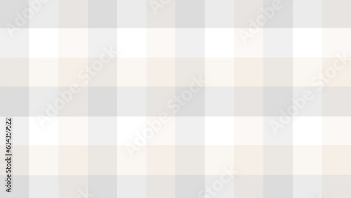 Grey and beige plaid fabric texture as a background 