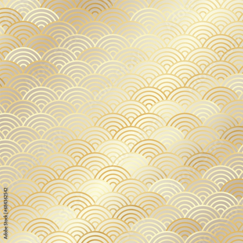 Chinese traditional pattern background. Abstract texture ornament. East Asian decorative vector decoration. Gold luxury wealth.
