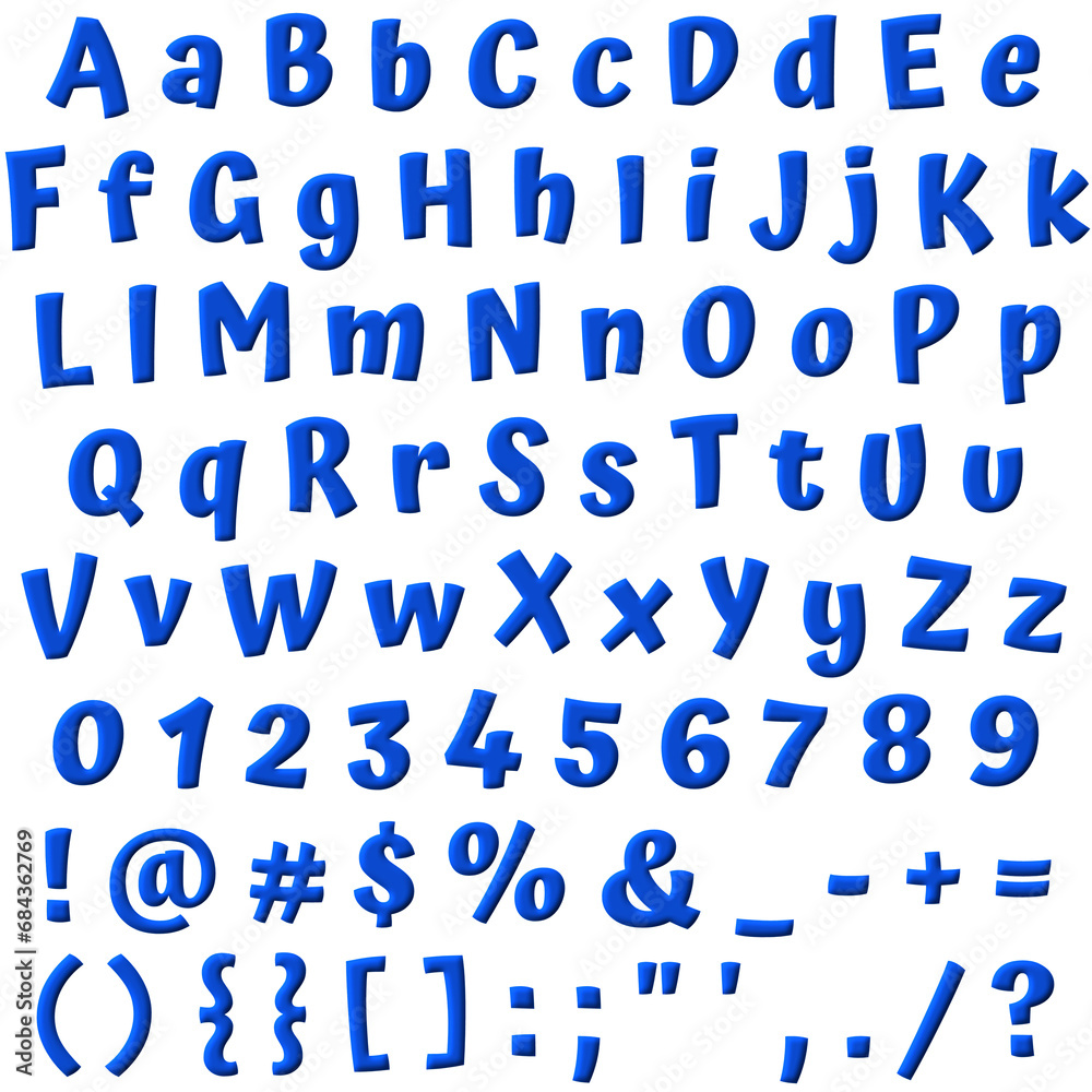 Decorative Alphabet and Numbers Set Decorative Alphabet and Numbers Set