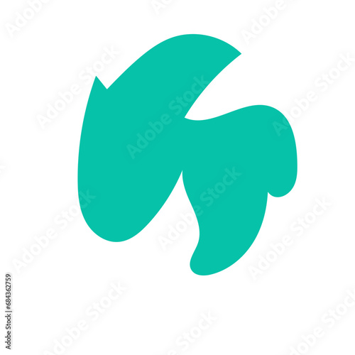 Abstract shape decorative vector