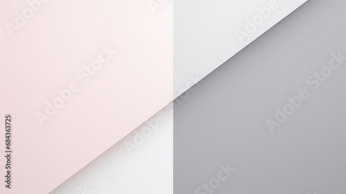 Simple Abstract Background Divided Into Several Parts in Pastel Tones of Gray and Pink Created with Generative AI Technology