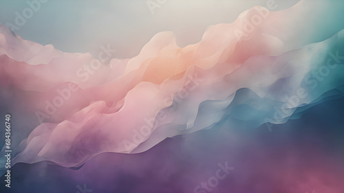 Create an abstract background inspired by watercolor art, featuring soft gradients and delicate brushstroke-like patterns