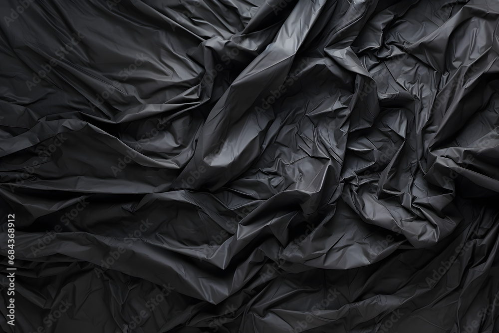 Texture of black blank crumpled paper. Texture of black blank crumpled paper.