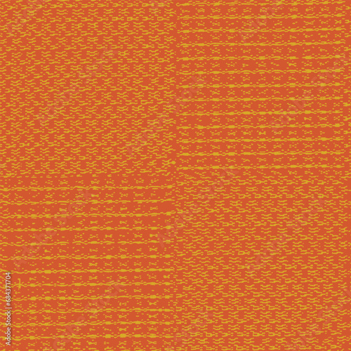 orange background textured fabric seamless pattern