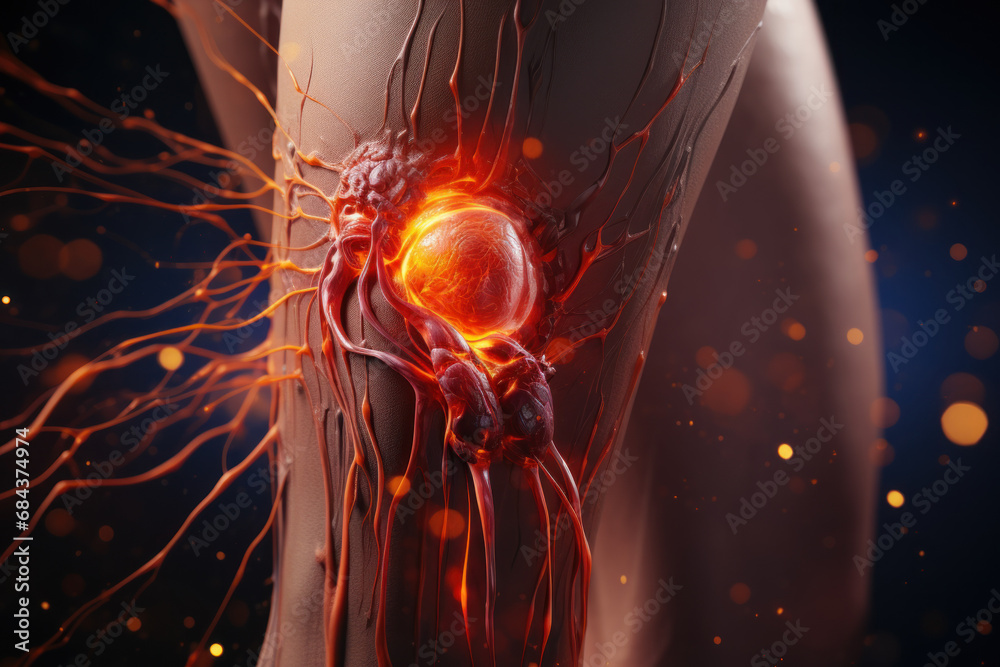 A shooting pain down the leg, a classic indication of sciatic nerve