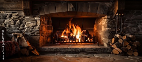 Fireplace synonym photo