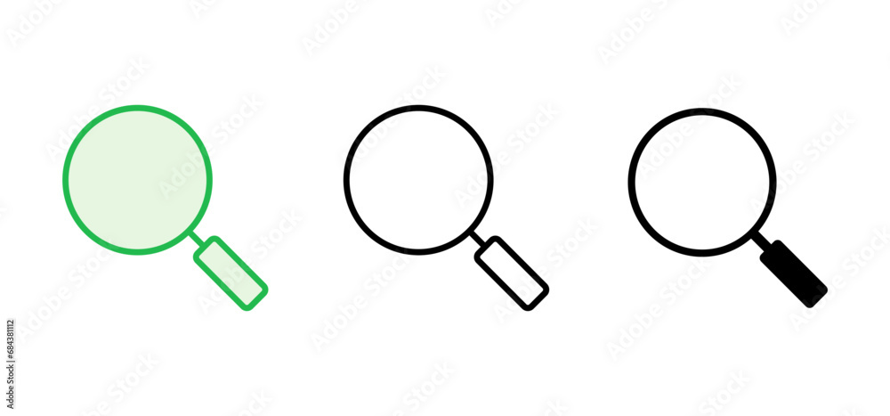 Search icon set. search magnifying glass icon Search icon set. search magnifying glass icon