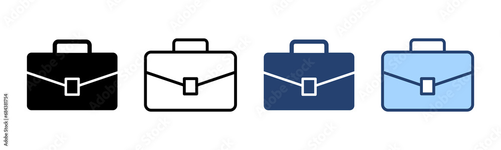Briefcase icon vector. suitcase sign and symbol. luggage symbol. Briefcase icon vector. suitcase sign and symbol. luggage symbol.