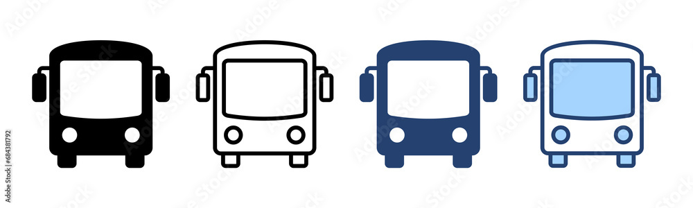 Bus icon vector. bus sign and symbol Bus icon vector. bus sign and symbol