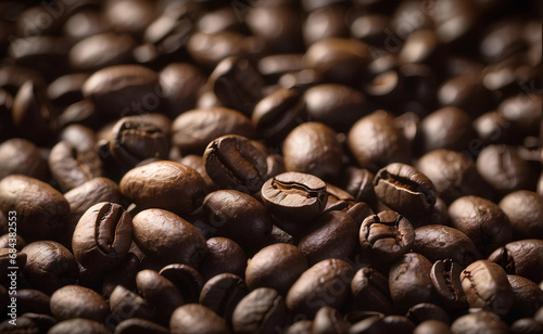 A natural premium coffee beans background.