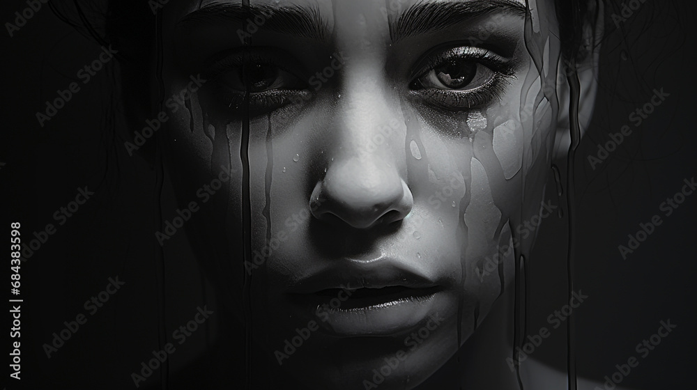 Fototapeta premium Portrait of a beautiful woman 