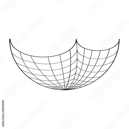 fishing net icon vector