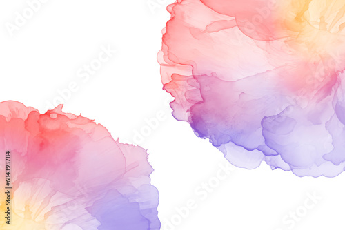 Abstract red and purple watercolor background, shape, design element. Colorful hand painted texture. abstract splash background