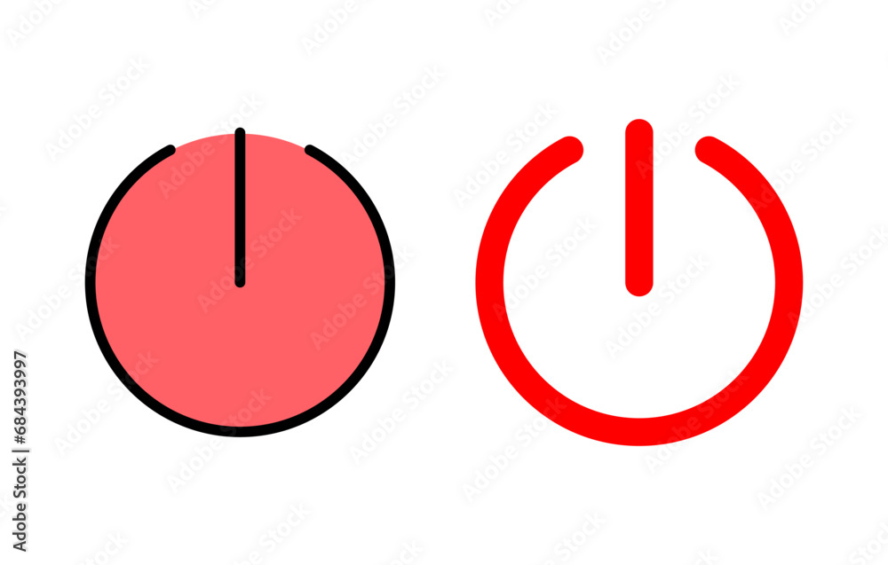 Power icon set illustration. Power Switch sign and symbol. Electric power Power icon set illustration. Power Switch sign and symbol. Electric power