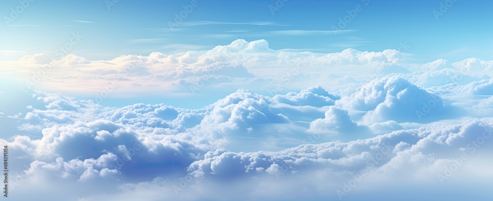 Surreal Clouds - Heavenly Sky Background, Celestial Atmosphere, Dreamy Nature Art. Generative AI Surreal Clouds - Heavenly Sky Background, Celestial Atmosphere, Dreamy Nature Art. Generative AI