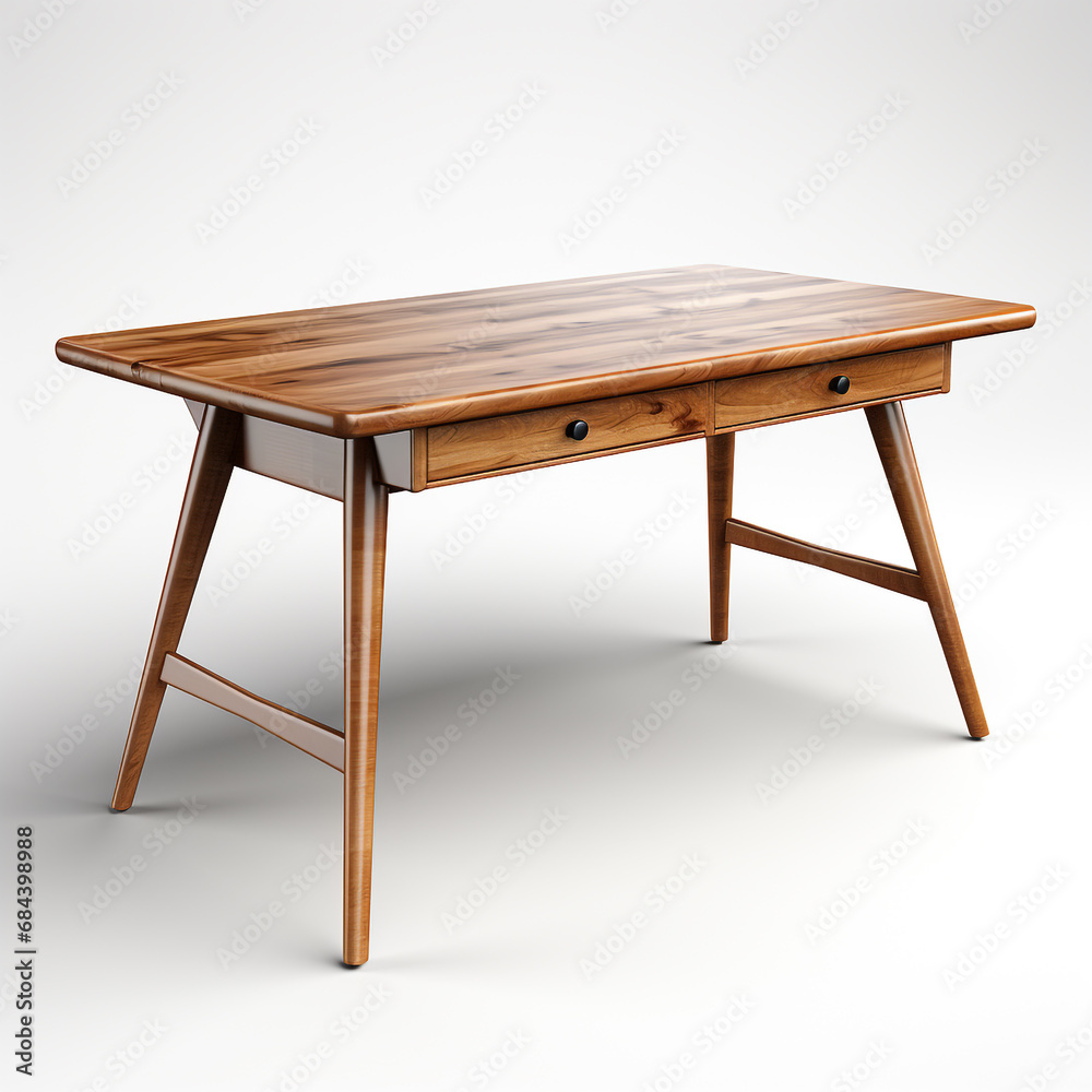 3D model of white background table 3D model of white background table