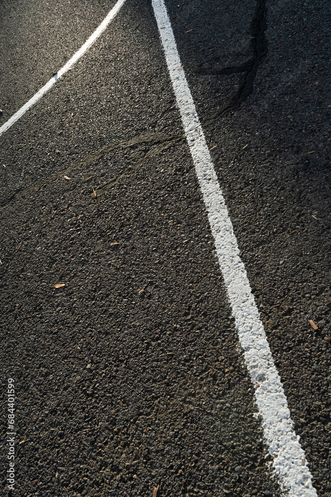 Obraz premium lines on asphalt