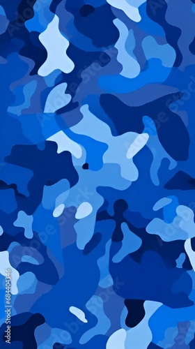 blue camouflage pattern | generative AI