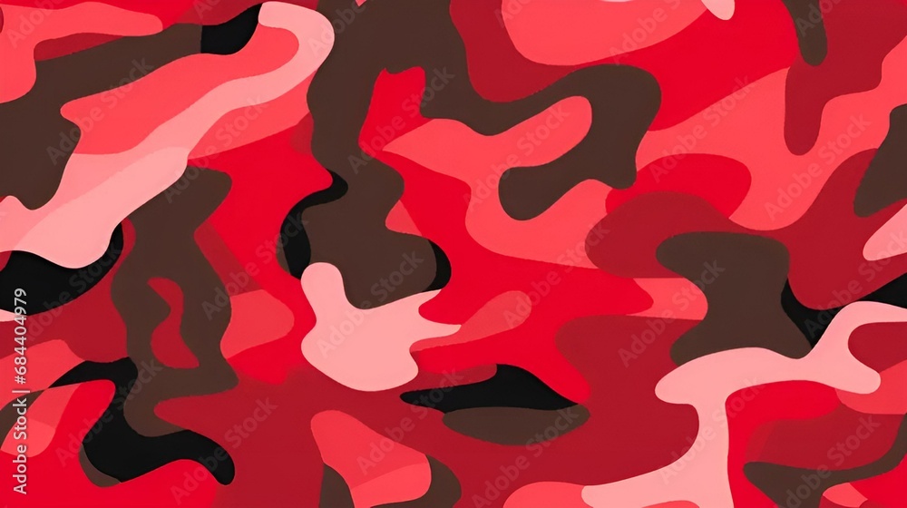 red camouflage background | generative AI red camouflage background | generative AI