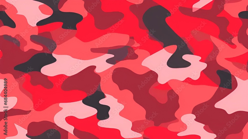 red camouflage background | generative AI red camouflage background | generative AI