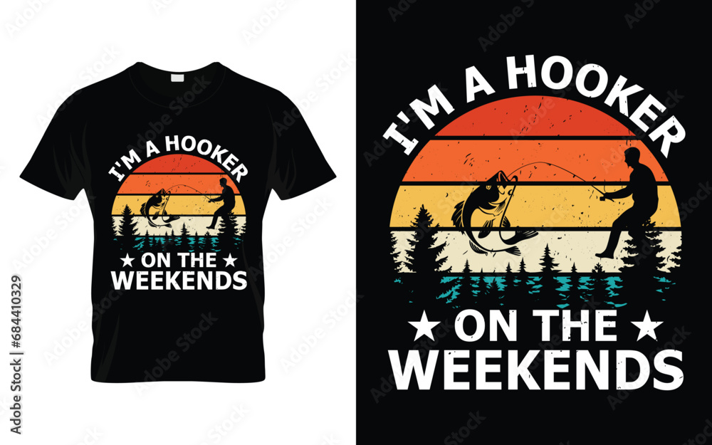 I'm a hooker on the weekends Funny Humor Saying t shirt