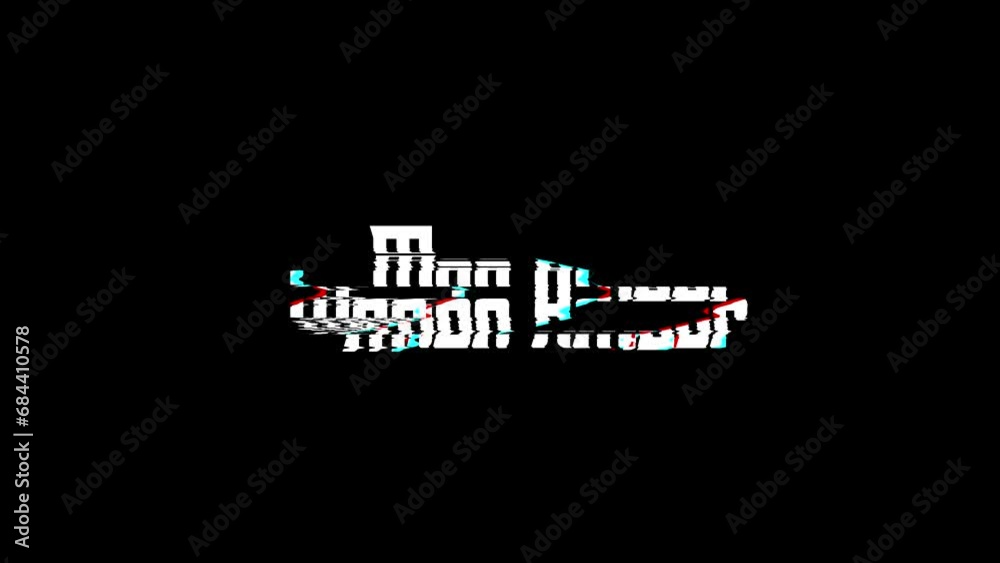 Mon Amour Glitch Text Effect on Black Background Love Quote Mon Amour Glitch Text Effect on Black Background Love Quote