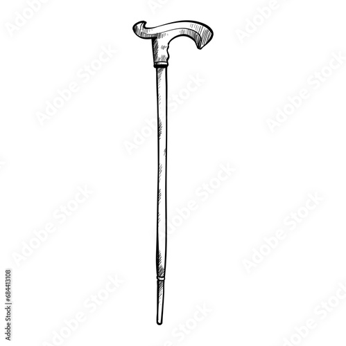 moustache hand drawn