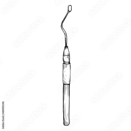 molar teeth hand drawn