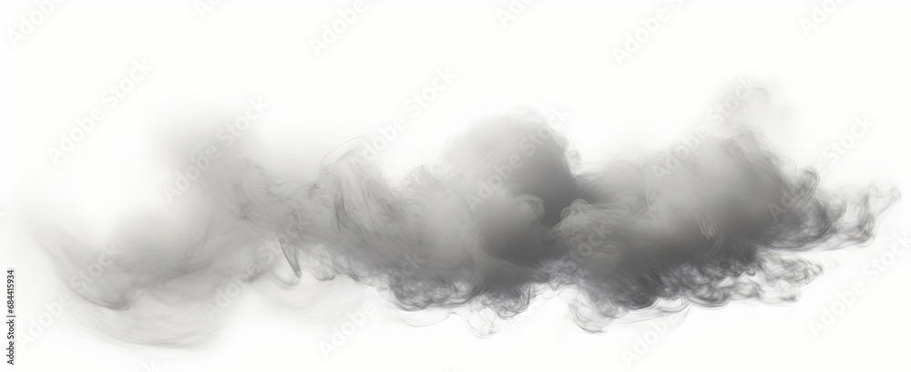 Realistic smoky clouds effect 3d rendering, Generative AI  