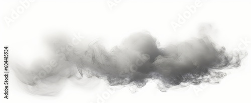 Realistic smoky clouds effect 3d rendering, Generative AI 