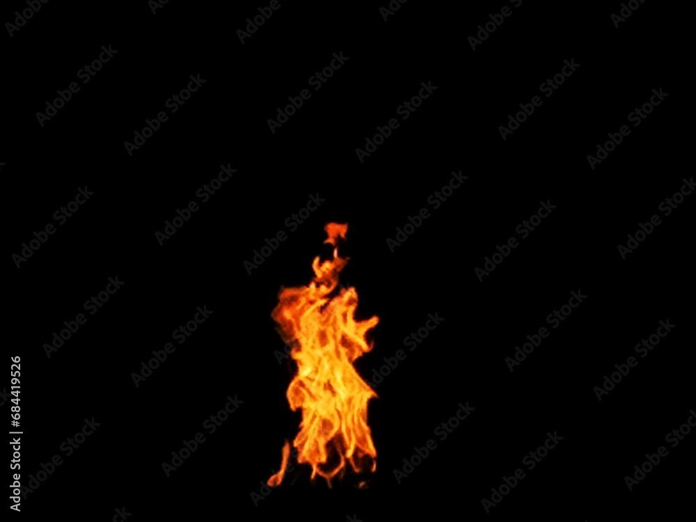 Abstract, Form of fire without a certain shape, Simulation Cooking-induced firefighting, basic firefighter fire extinguishing training. Abstract, Form of fire without a certain shape, Simulation Cooking-induced firefighting, basic firefighter fire extinguishing training.