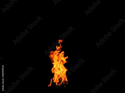 Abstract, Form of fire without a certain shape, Simulation Cooking-induced firefighting, basic firefighter fire extinguishing training.