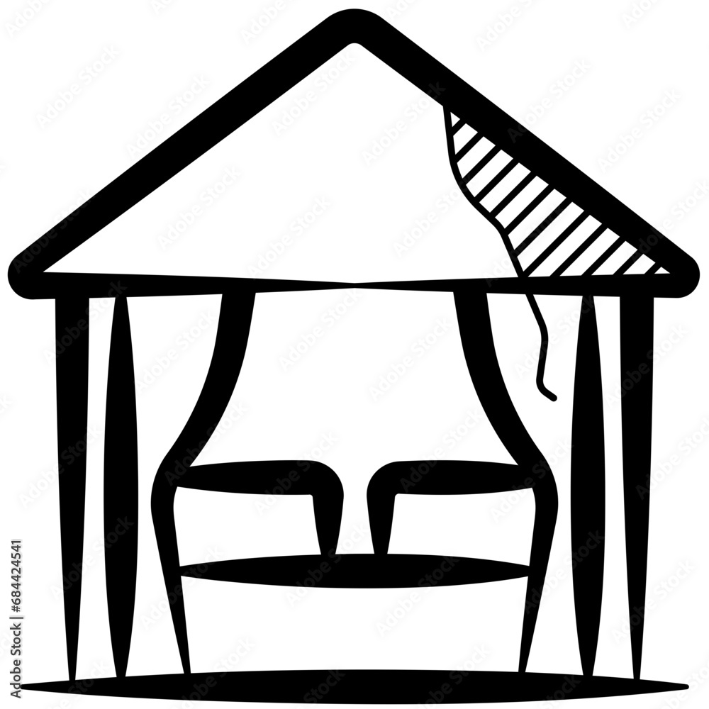 Beach Cabana Icon Beach Cabana Icon