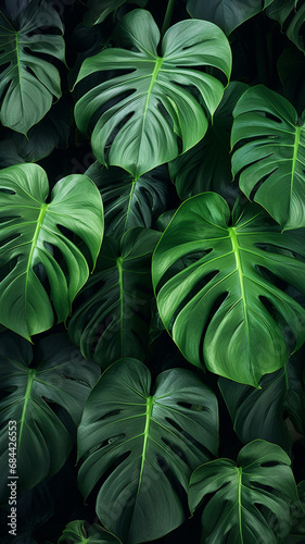 Monstera Philodendron leaves