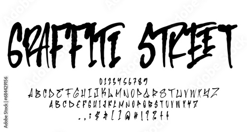 graffiti script sign font script vector lettering. typography. Motivational quote. Calligraphy postcard poster graphic design lettering element