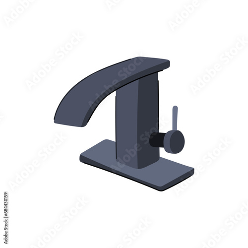 tap bathroom faucet cartoon. home clean, hygiene house, room water tap bathroom faucet sign. isolated symbol vector illustration