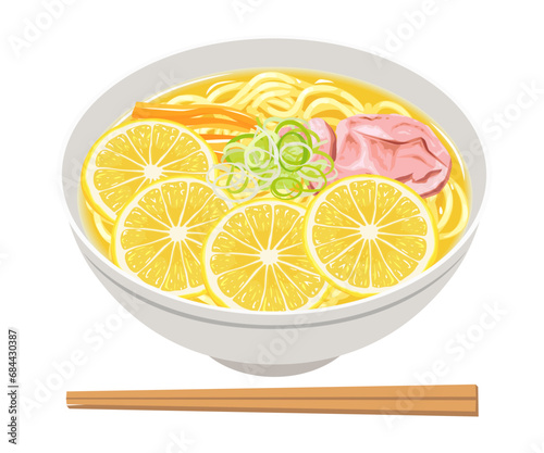 レモン入りラーメン