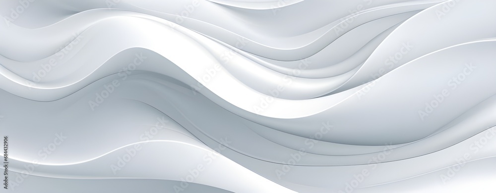 3D White Wall