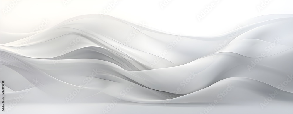 3D White Wall