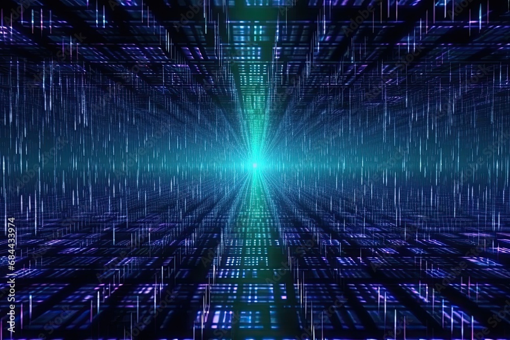 A android robot work with the quantum computer for machine learning from big data network connection, AI and science and artificial intelligence technology concept A android robot work with the quantum computer for machine learning from big data network connection, AI and science and artificial intelligence technology concept