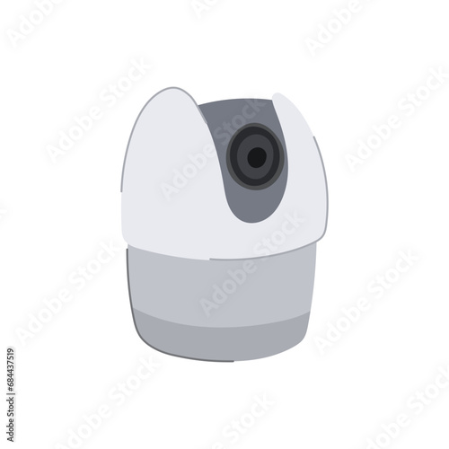 video ip camera cartoon. cctv privacy, system technology, control cam video ip camera sign. isolated symbol vector illustration