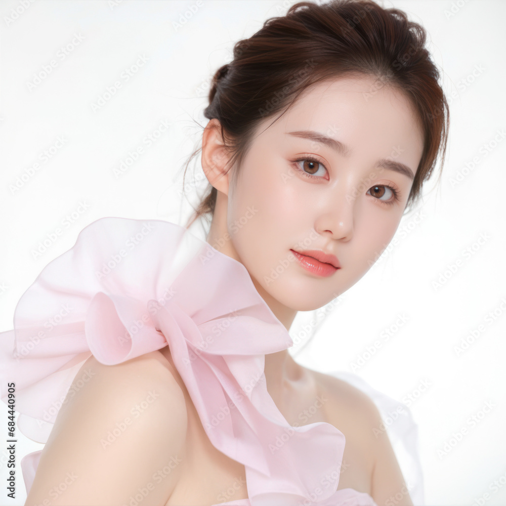 Fototapeta premium Ai mixed race girl 여자 모델