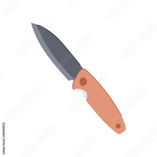 survival knife camping cartoon. blade stainless, sharp steel, pocket cut survival knife camping sign. isolated symbol vector illustration
