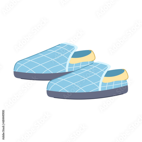 adult man slippers cartoon. people young, male home, feet person adult man slippers sign. isolated symbol vector illustration