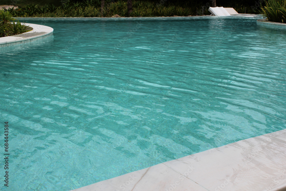 Obraz premium close up Swimming pool water surface