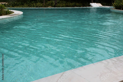 close up Swimming pool water surface