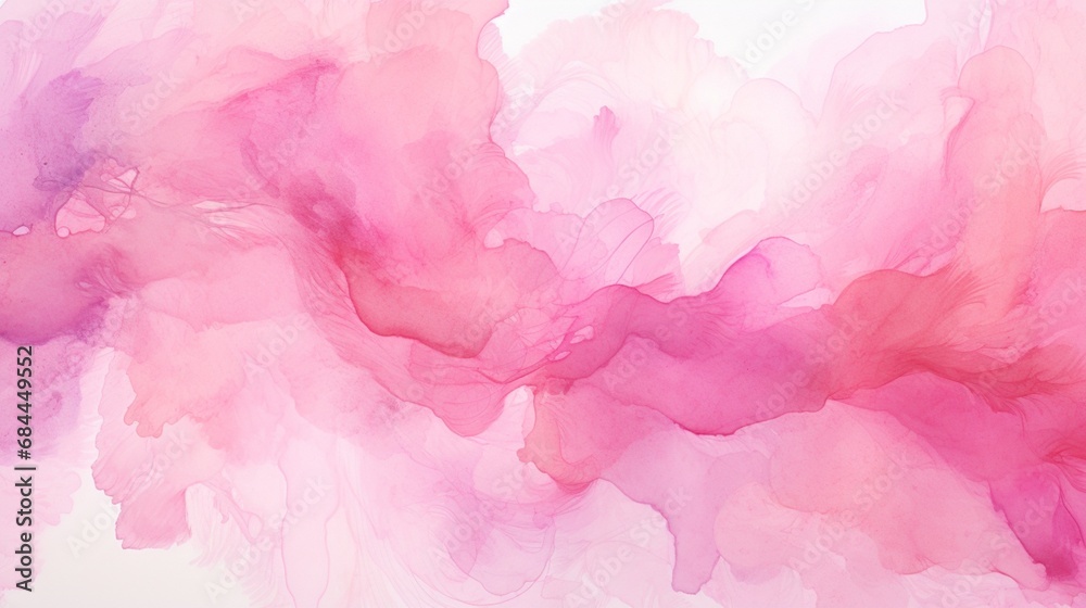 Abstract pink and watercolor textures blending harmoniously to form an artistic and visually appealing background.
