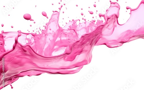 Elegant Pink Flowing Smoke in Soft Abstract Waves