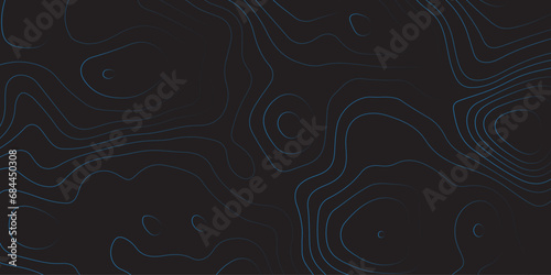 Abstract background of the topographic contours map with geographic line map .Imitation of a geographical mountain reliefs background .vector illustration of topographic line contour map design .