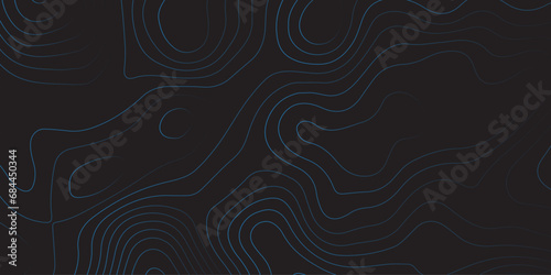 Abstract background of the topographic contours map with geographic line map .Imitation of a geographical mountain reliefs background .vector illustration of topographic line contour map design .